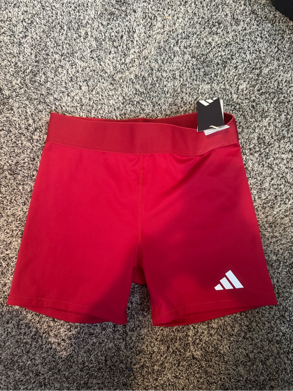 adidas Women’s Red Athletic Training Shorts